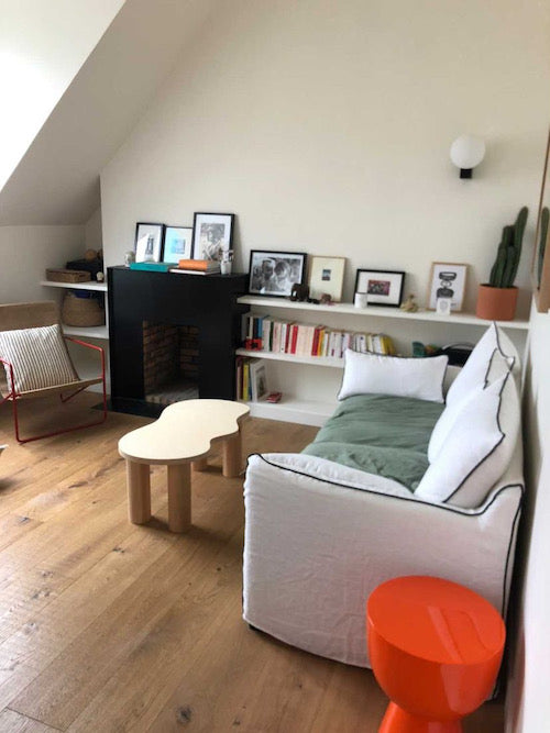 Petite table basse HARICOT naturelle