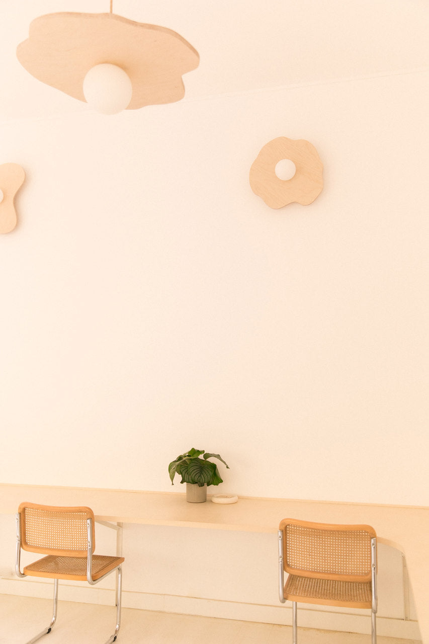 Applique murale NENUPHAR naturelle