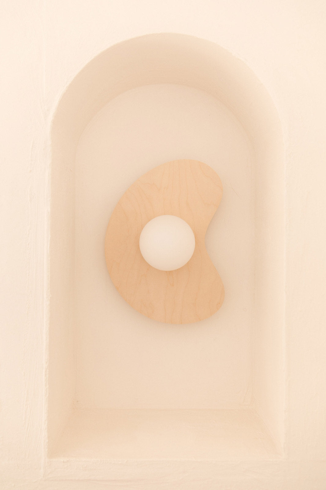 Natural EDAMAME wall light