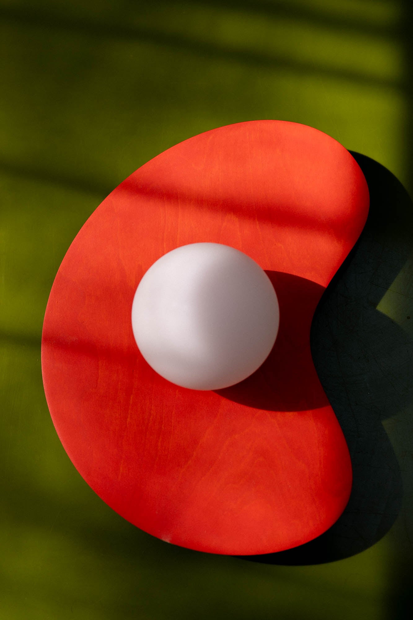 Applique murale EDAMAME orange imparfaite