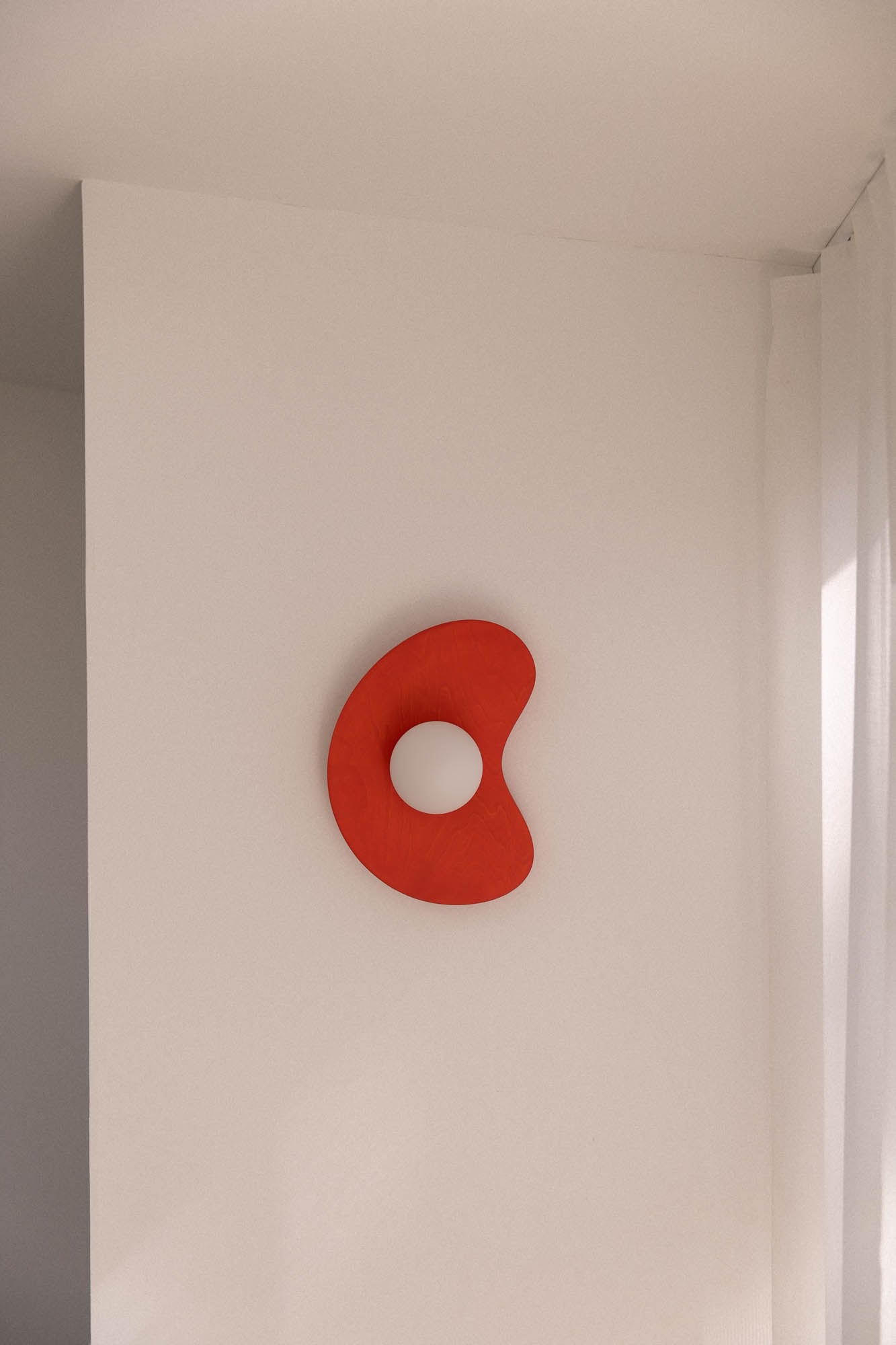 Applique murale EDAMAME orange imparfaite