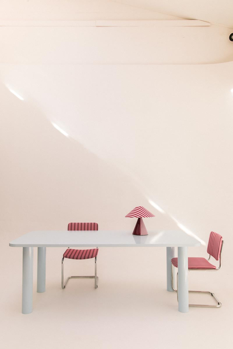 Table à manger SEQUOIA colorée