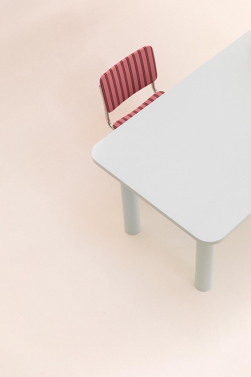 Table à manger SEQUOIA colorée