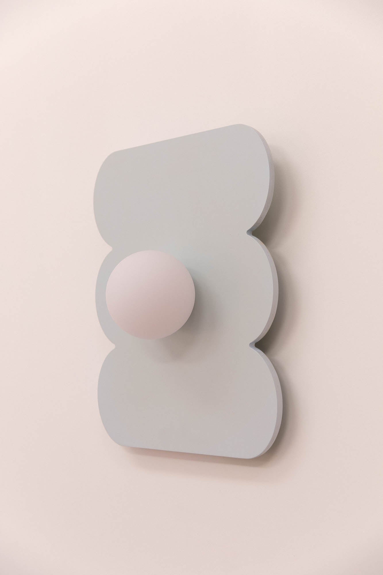 Grande applique murale BUBBLE bleu imparfaite