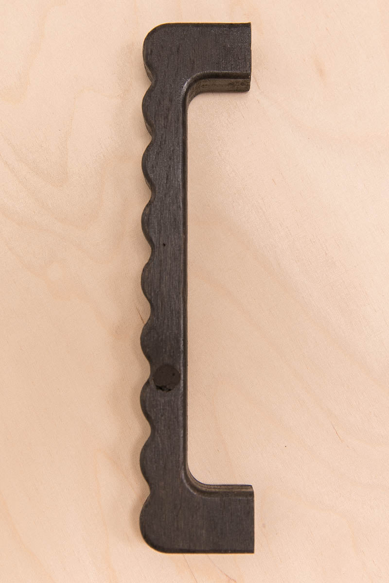 Large imperfect wavy oak handle