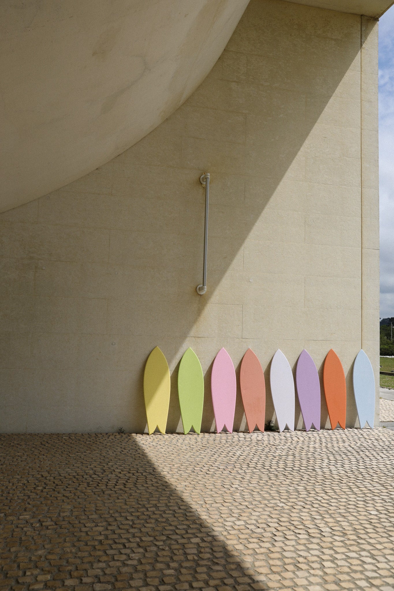 Planche de surf de décoration colorée