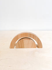 Decorative object set in imperfect SUN beech wood