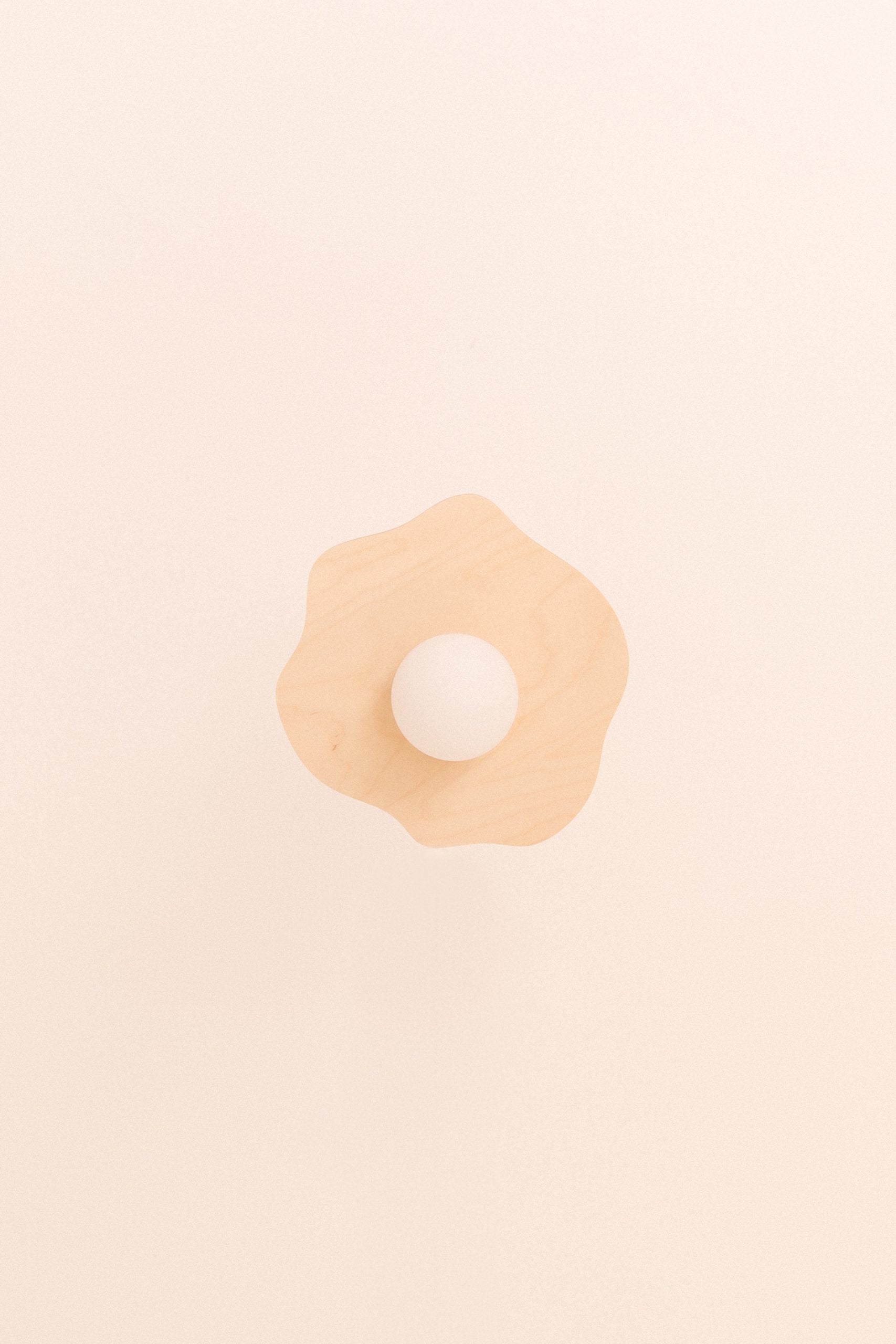 Petite suspension NENUPHAR naturelle imparfaite