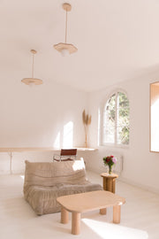 Petite suspension NENUPHAR naturelle