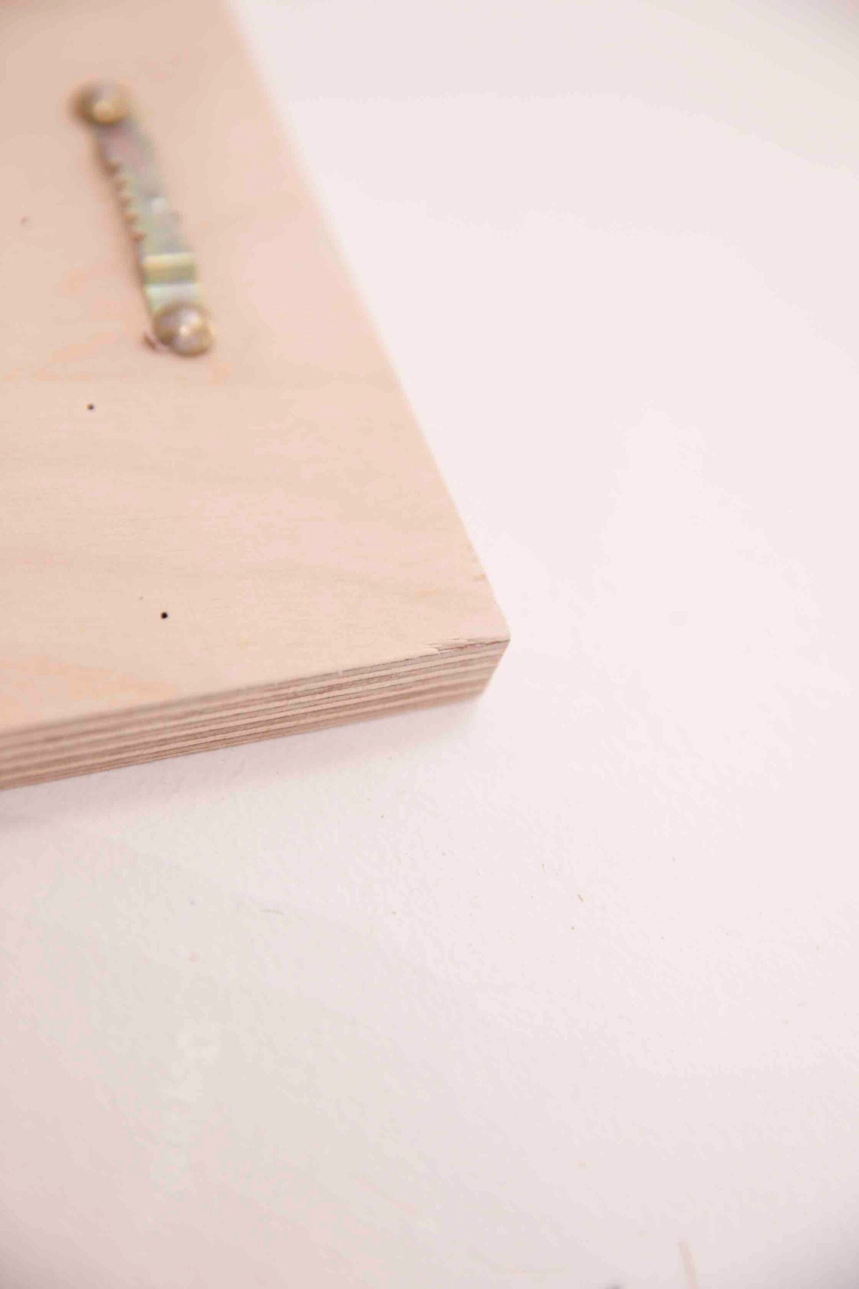 Small imperfect square pegboard