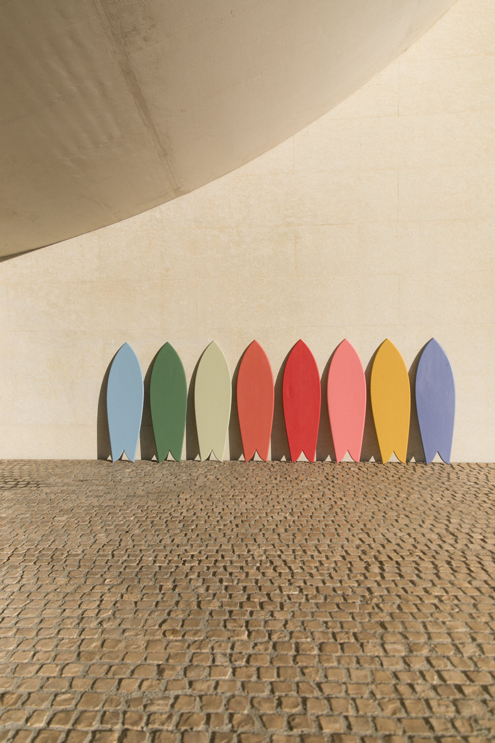 Planche de surf de décoration colorée