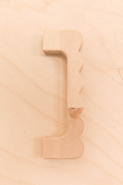 Imperfect beech wavy handle
