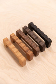 Poignée ondulée en hêtre