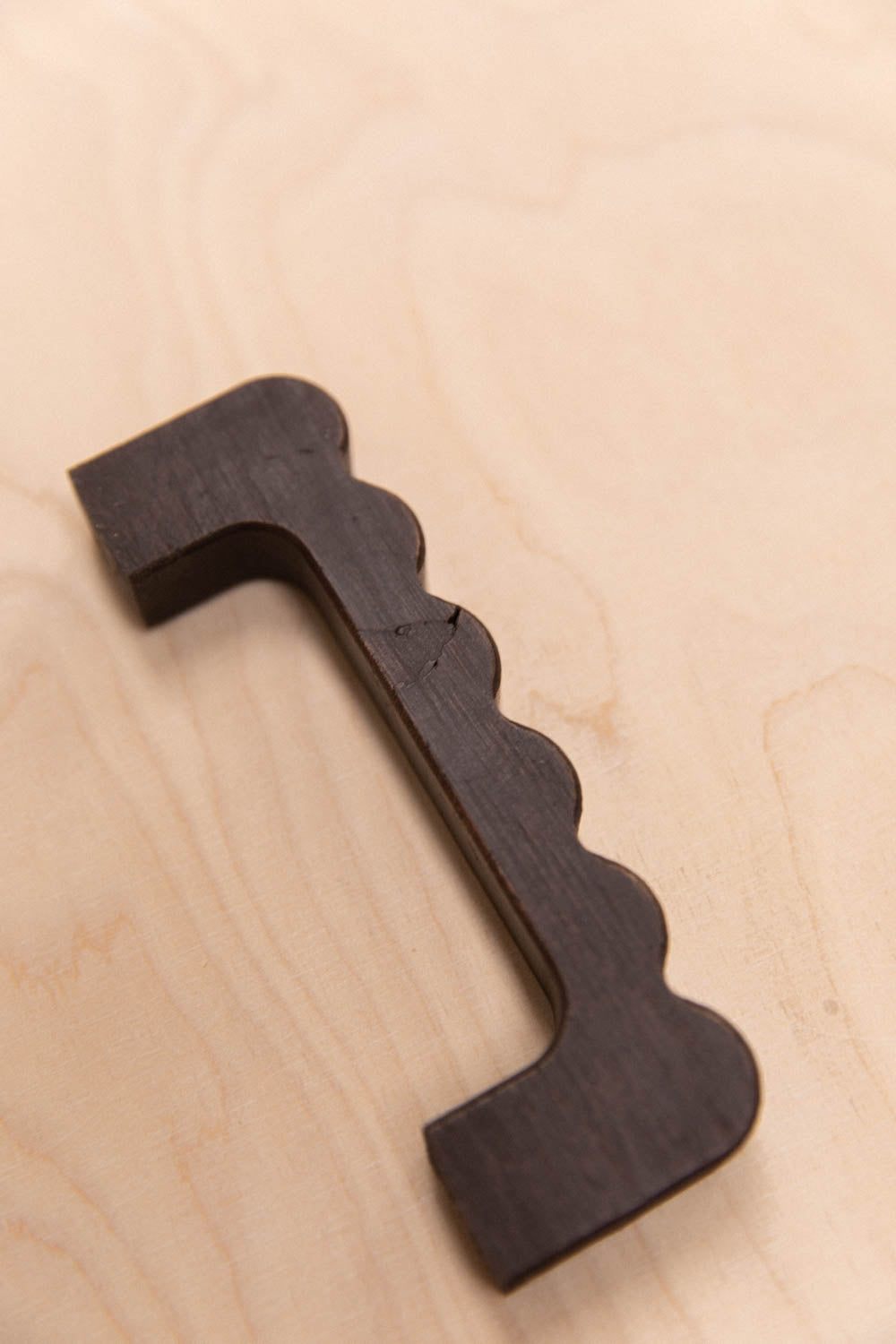 Imperfect beech wavy handle