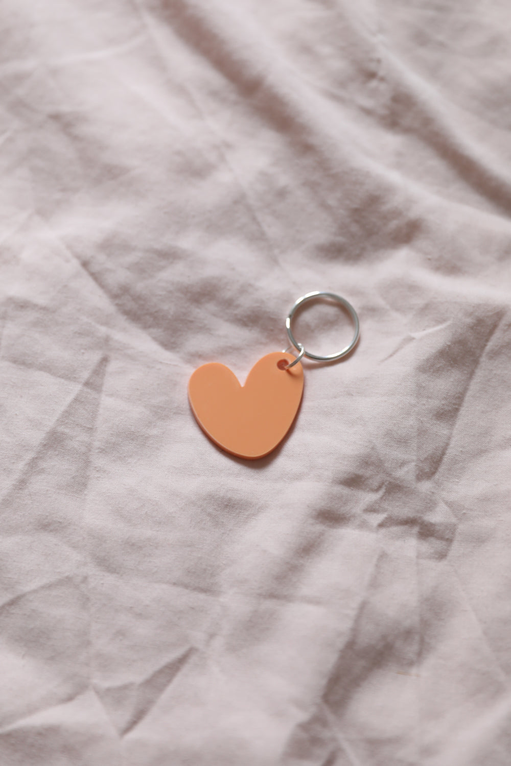 Porte-clés Coeur Pastel