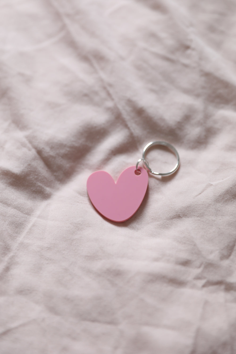 Porte-clés Coeur Pastel