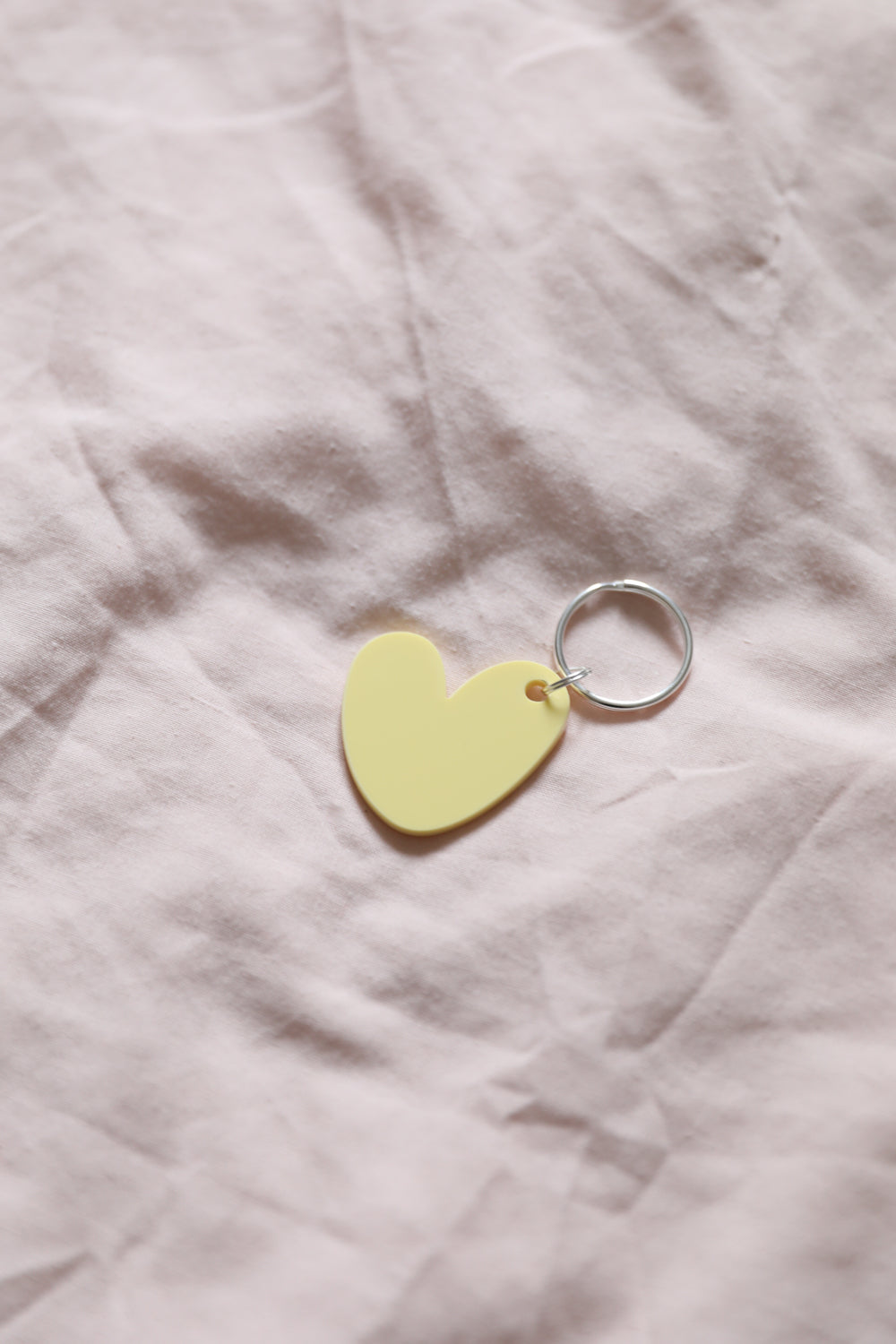 Porte-clés Coeur Pastel