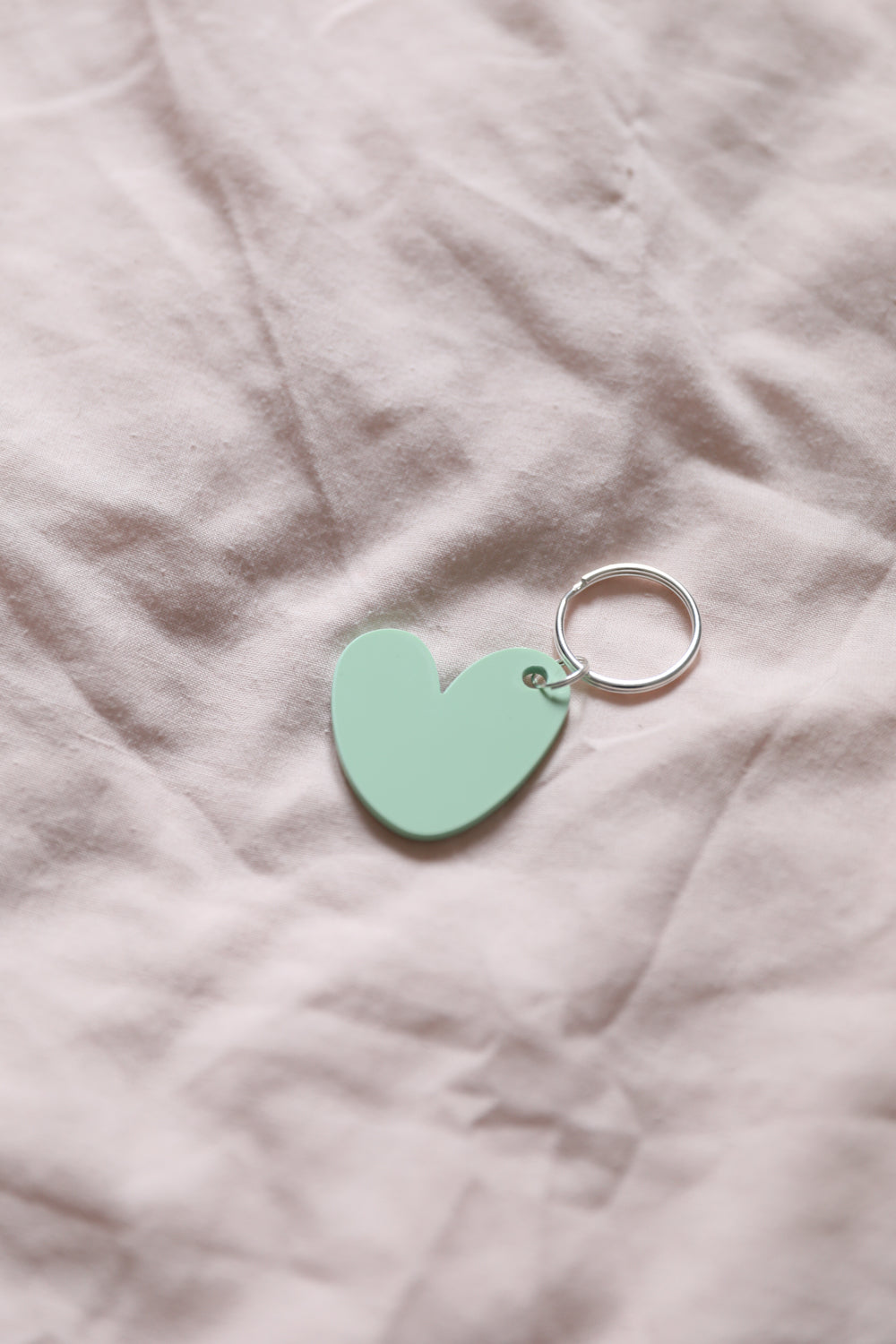 Porte-clés Coeur Pastel