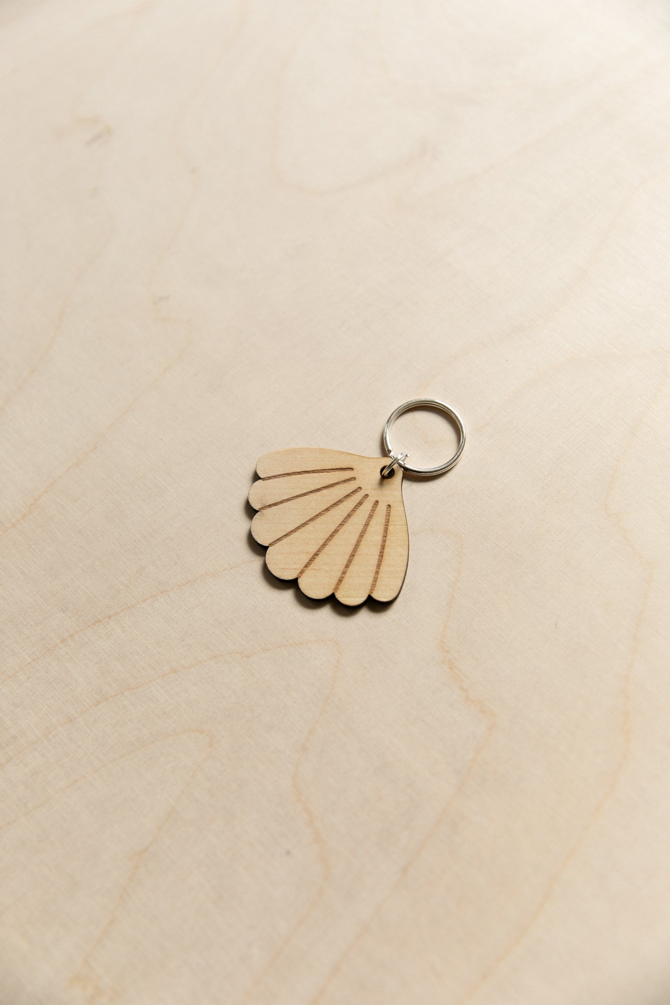 Porte-clés coquillage Bois