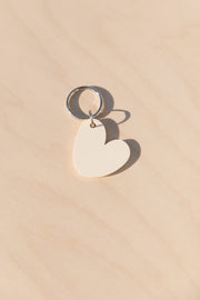 Bioplastic Heart Keychain