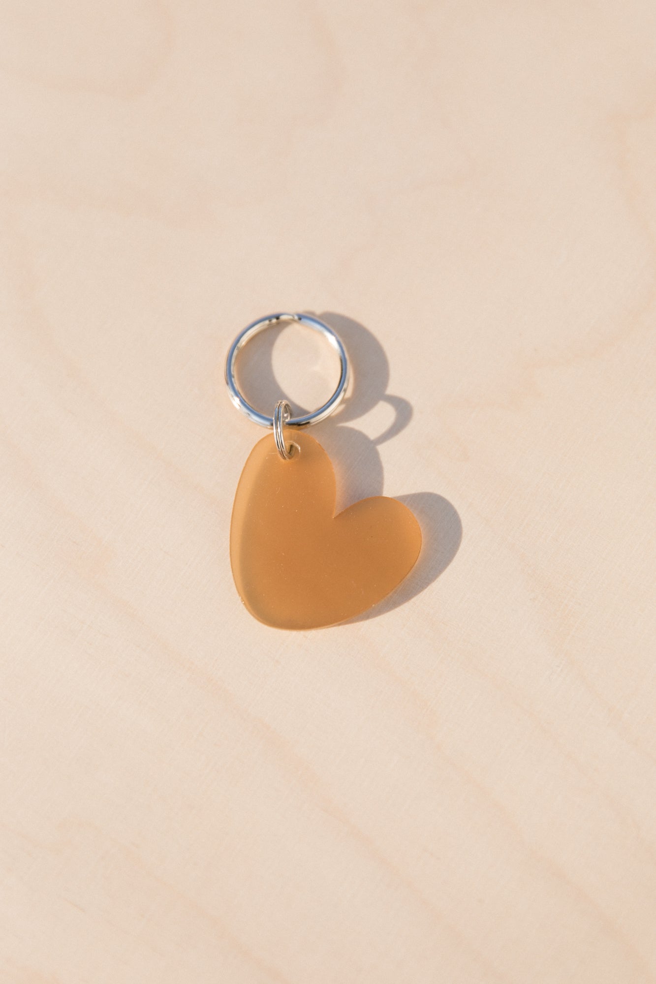 Porte clés Coeur Bioplastique