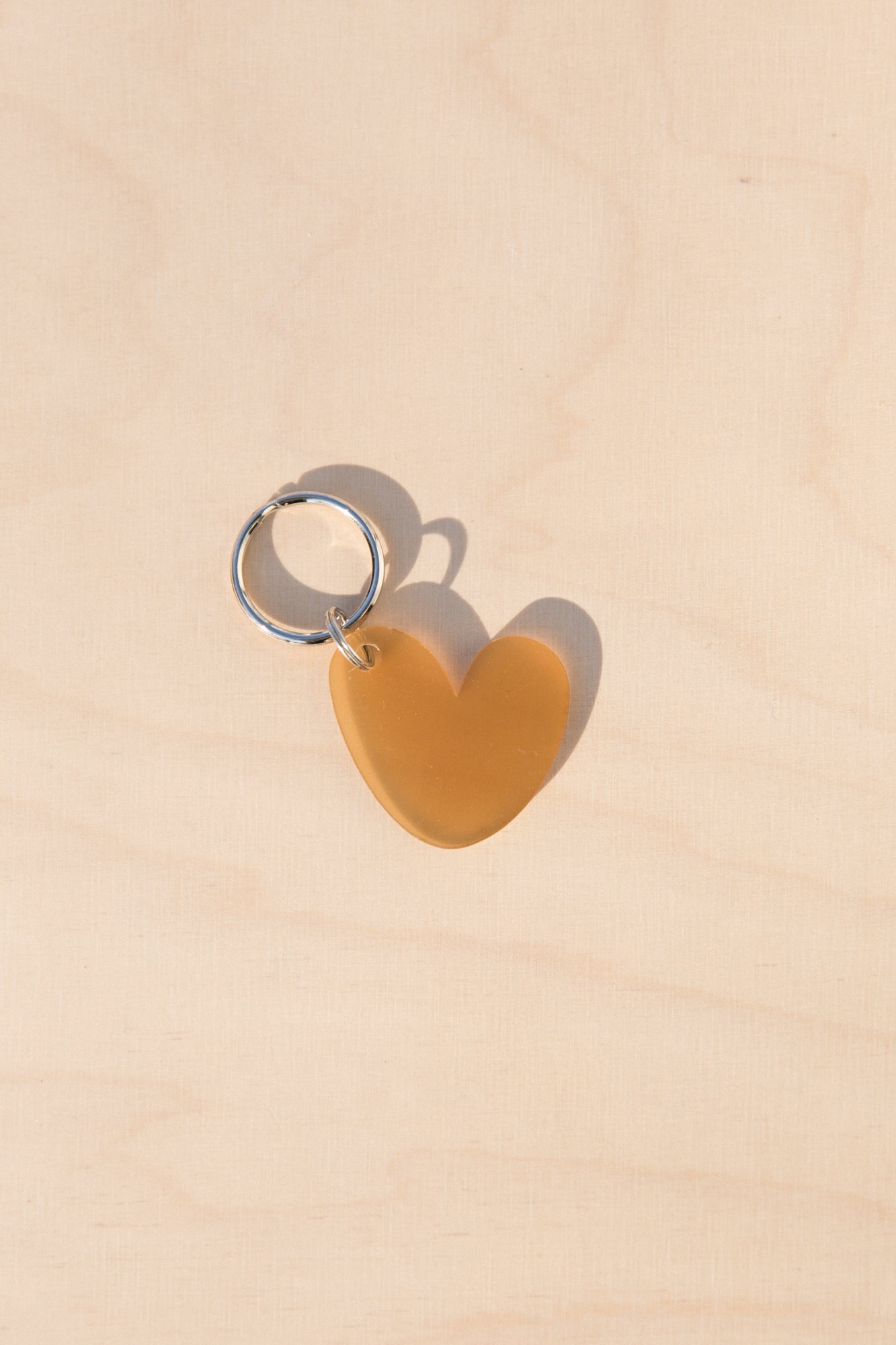 Bioplastic Heart Keychain