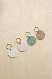 Round key ring Little ass Neutral tones