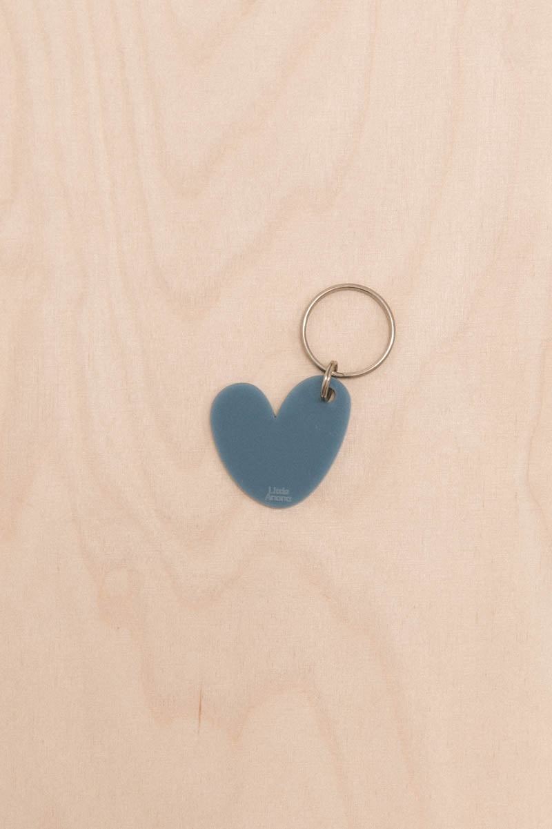 Porte-clés Coeur Tons neutres