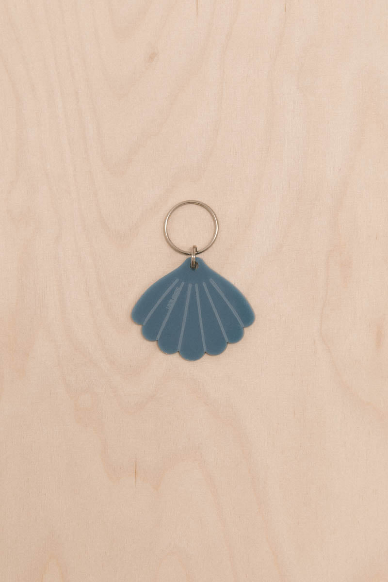 Shell Keychain Neutral Tones