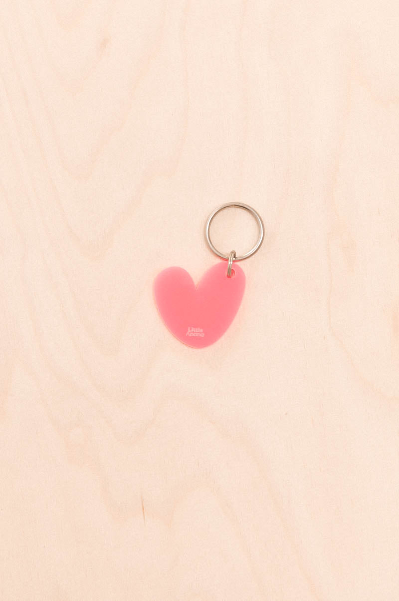 Neon Heart Keychain