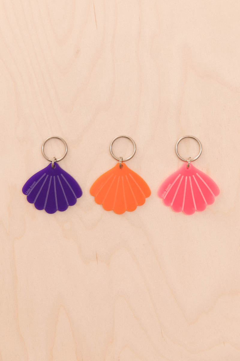 Porte-clés coquillage Néon
