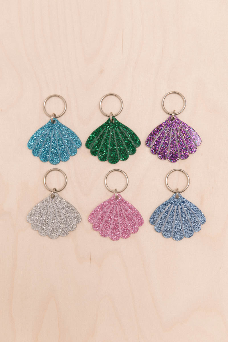 Porte-clés coquillage Paillettes