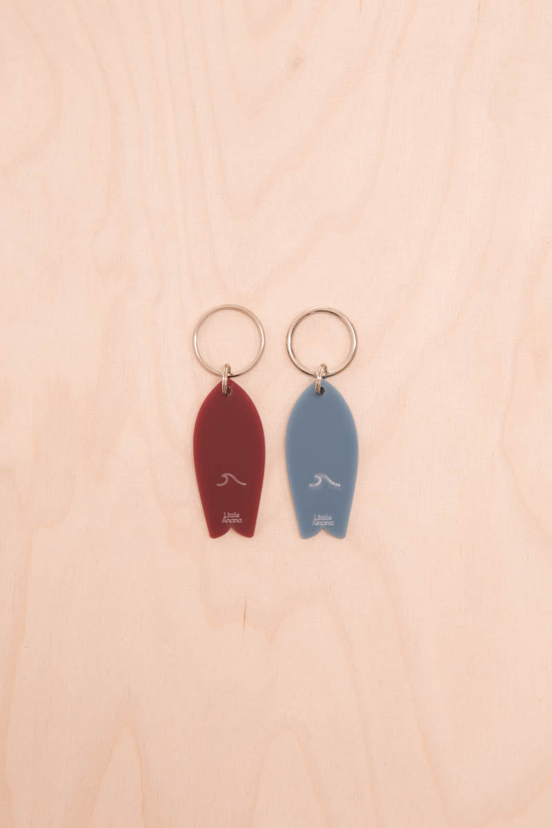 Porte-clés Surf motif vague Tons neutres
