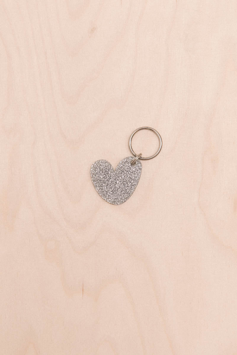 Porte-clés Coeur Paillettes