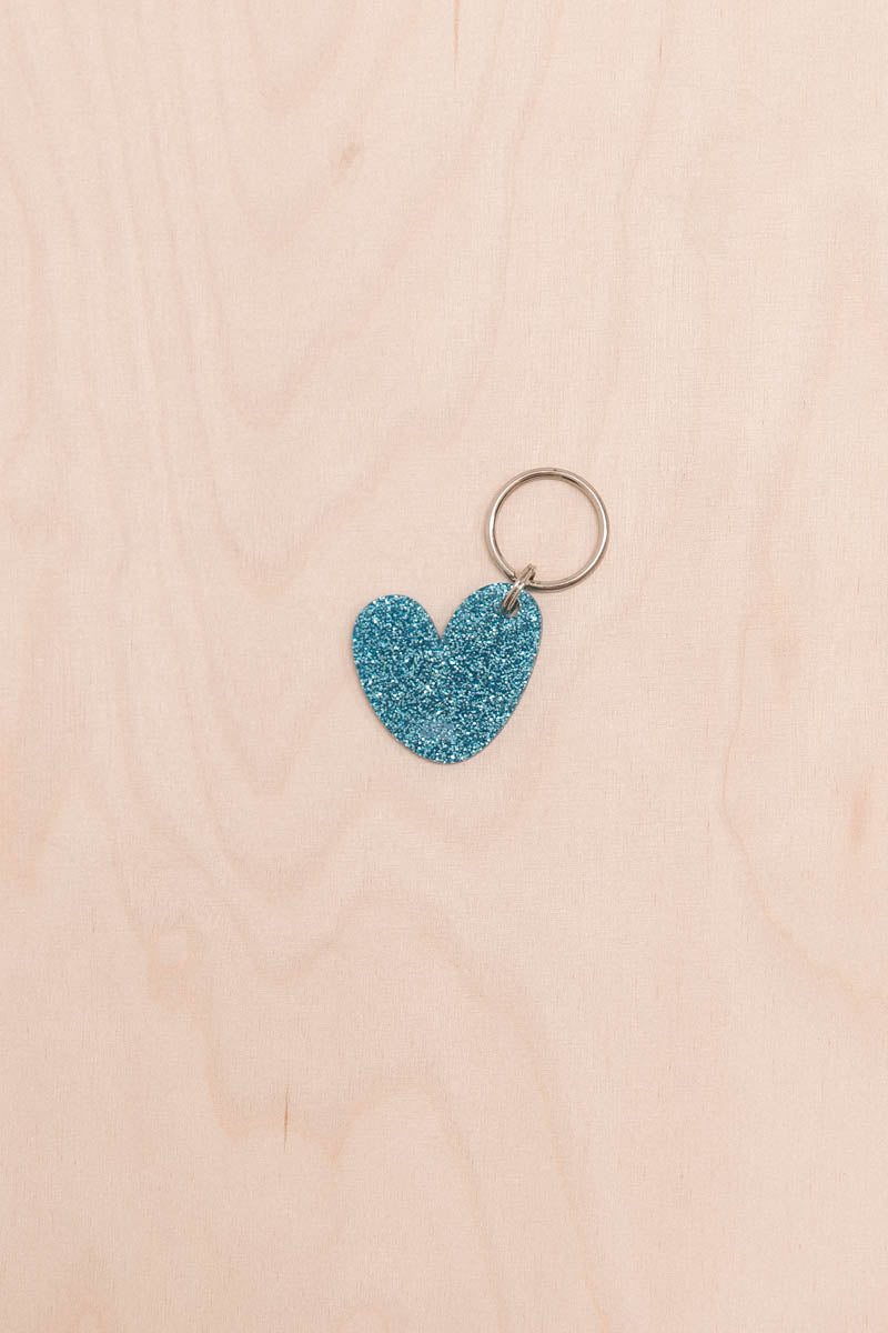 Porte-clés Coeur Paillettes