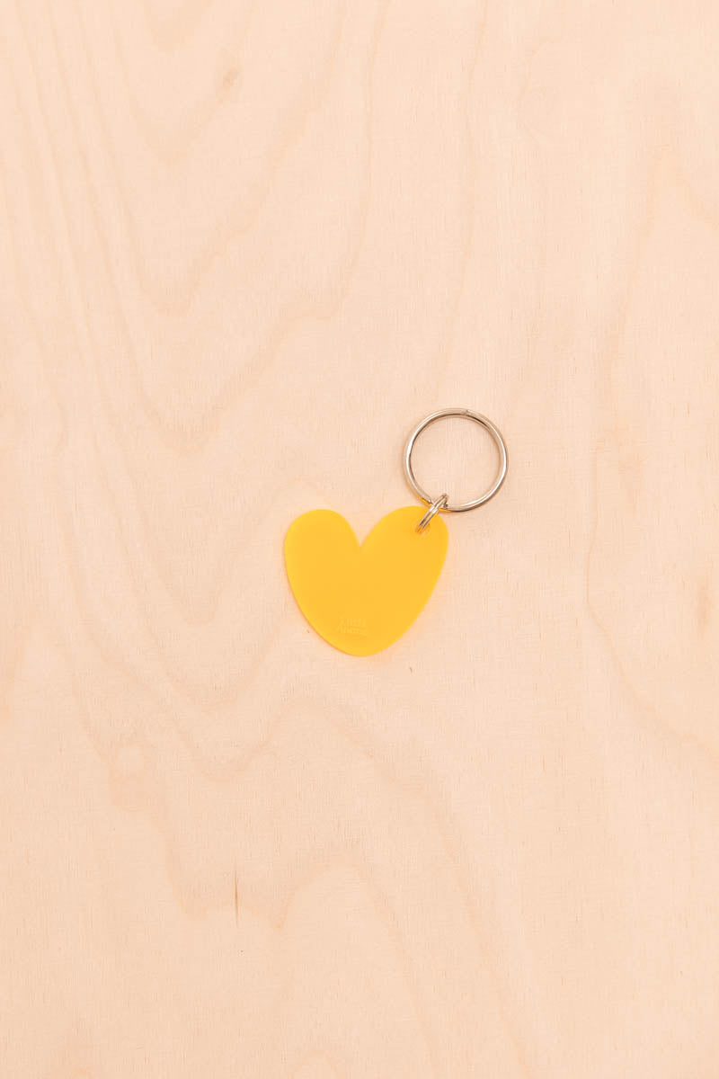 Translucent Heart Keychain