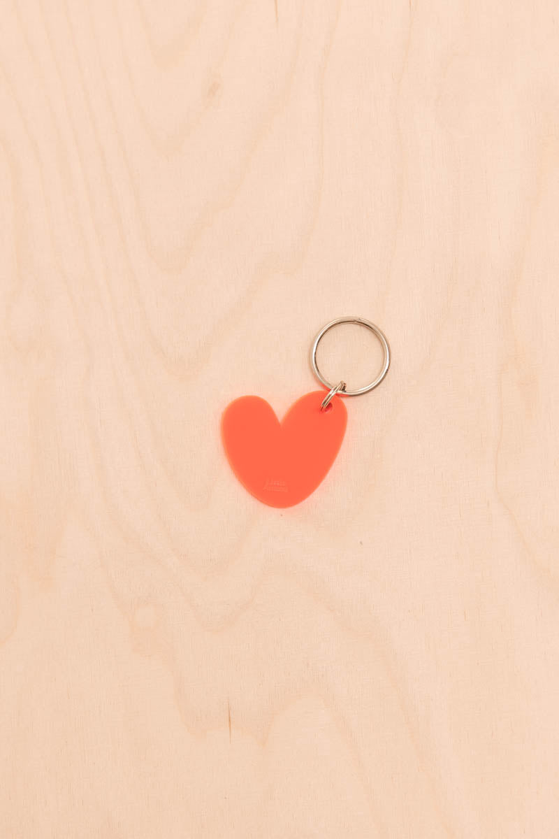 Translucent Heart Keychain