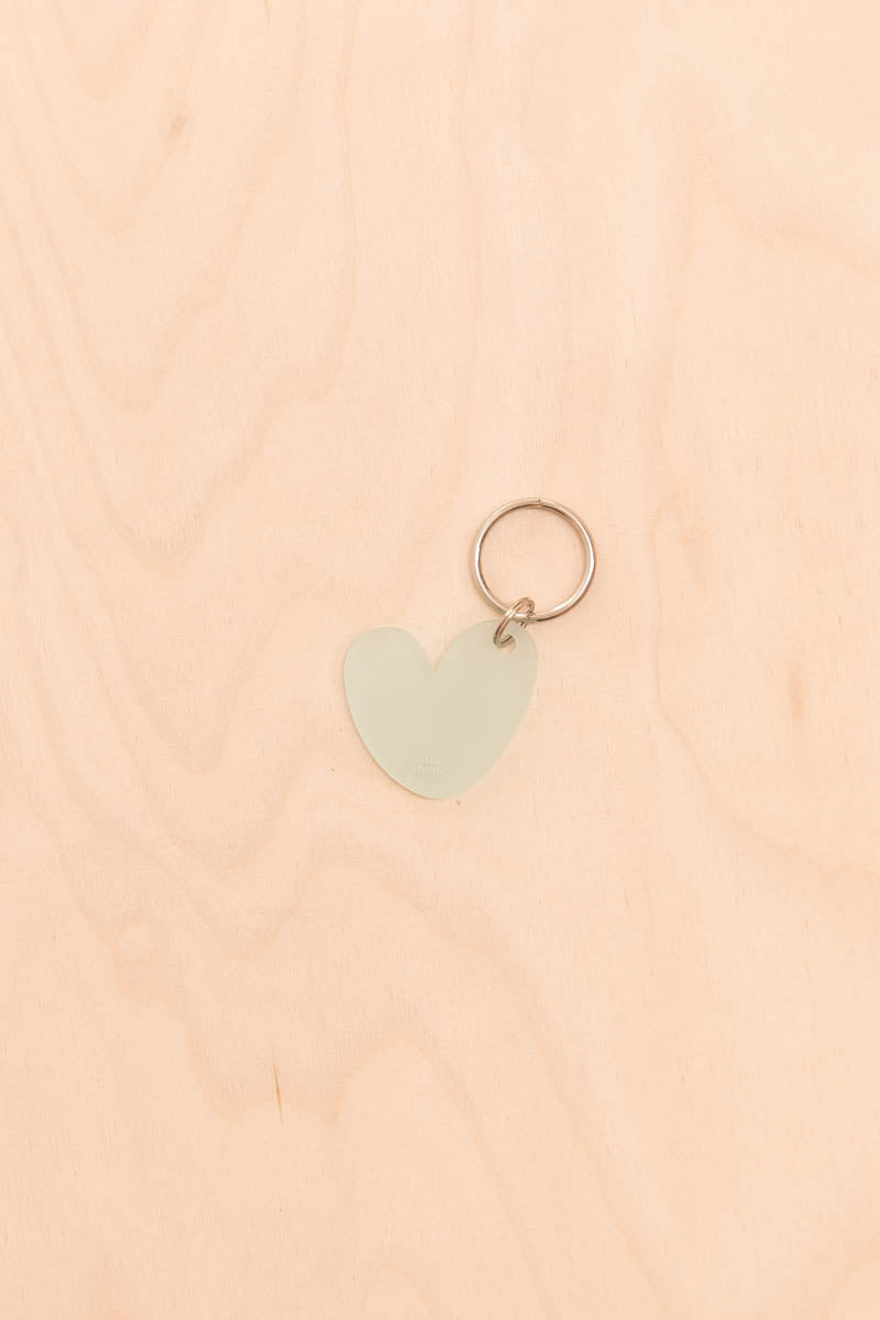 Porte-clés Coeur Translucide