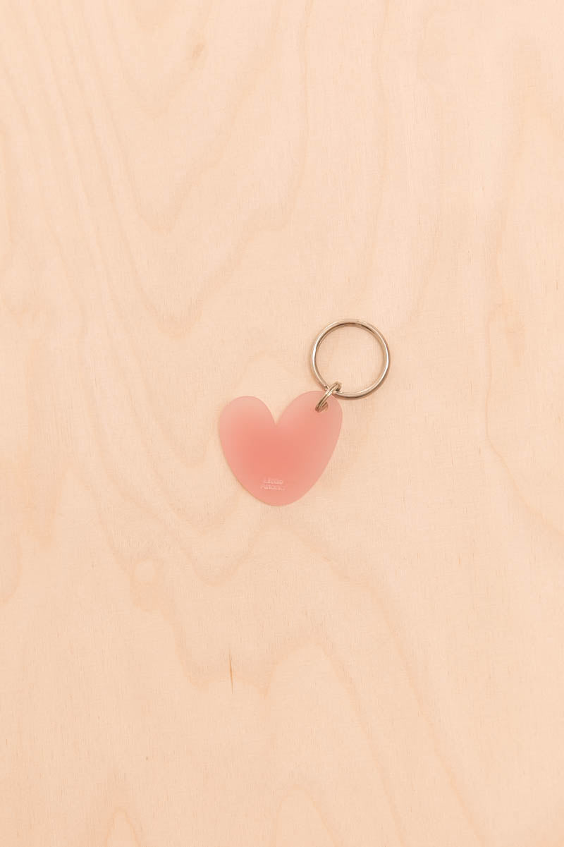 Porte-clés Coeur Translucide
