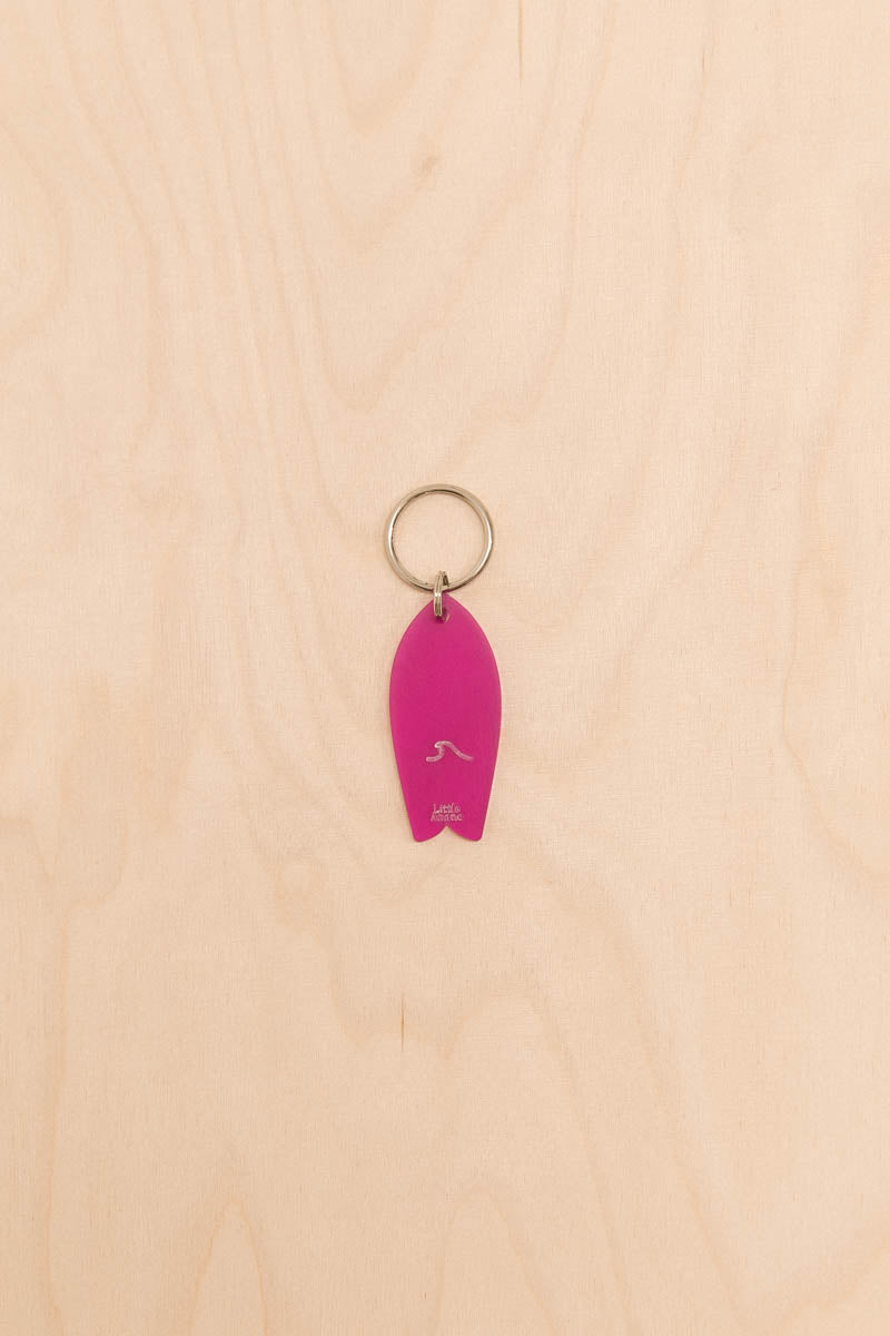 Porte-clés Surf motif vague Translucide