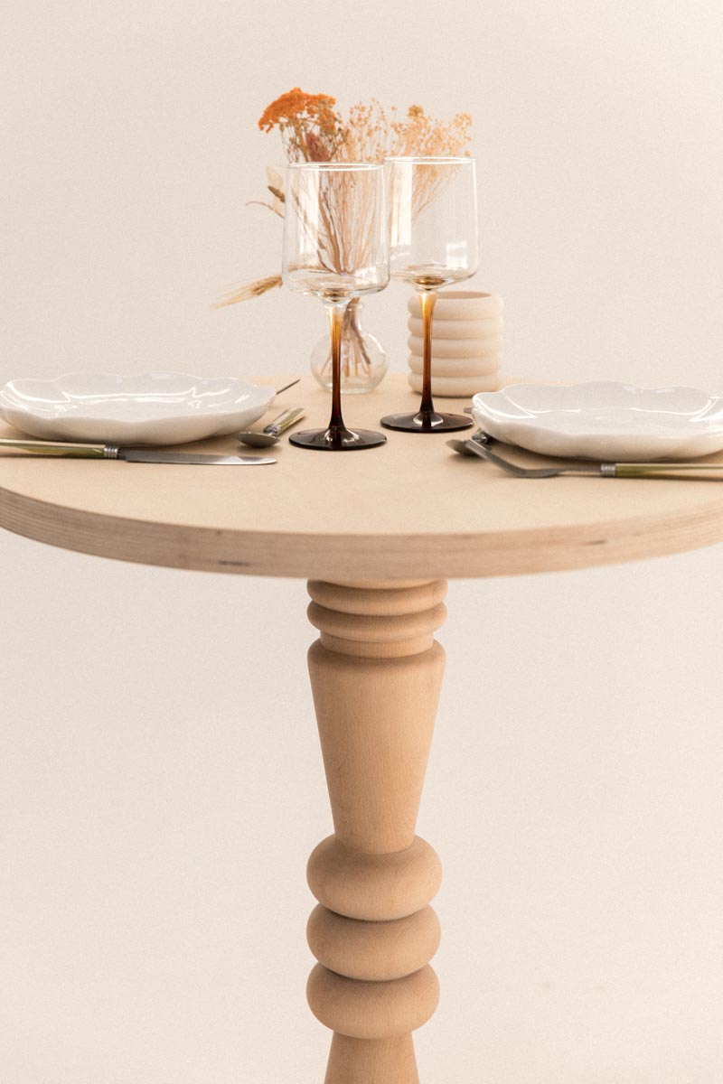 Table Bistrot TOTEM naturelle