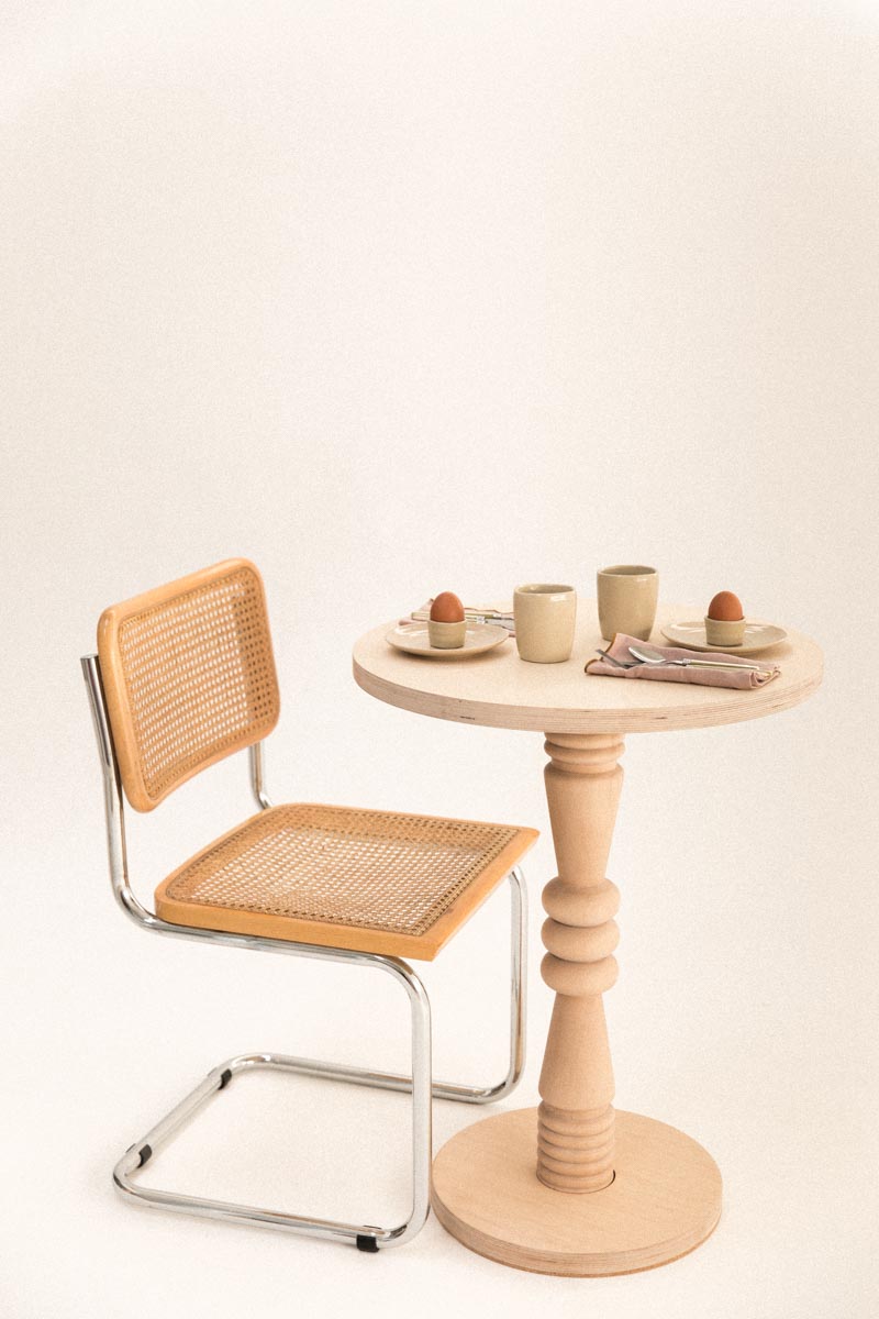 Table Bistrot TOTEM naturelle