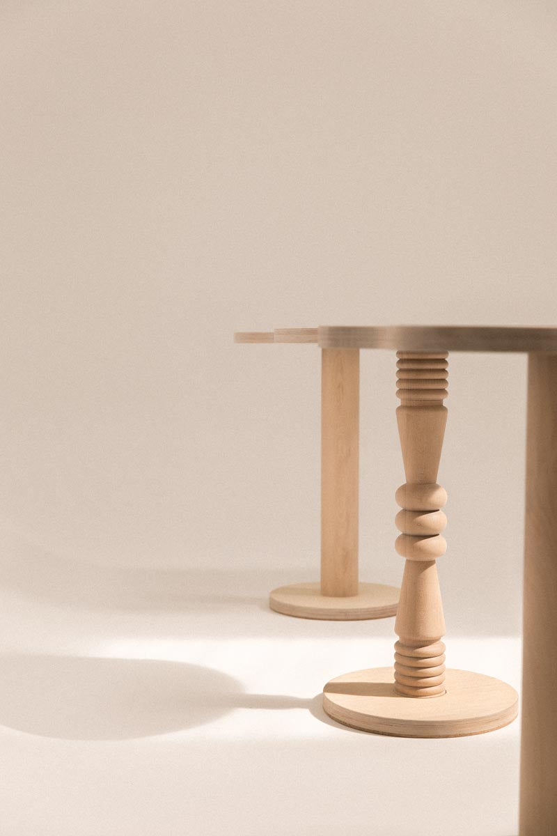 Table Bistrot TOTEM naturelle