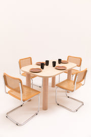 Petite table à manger SEQUOIA naturelle