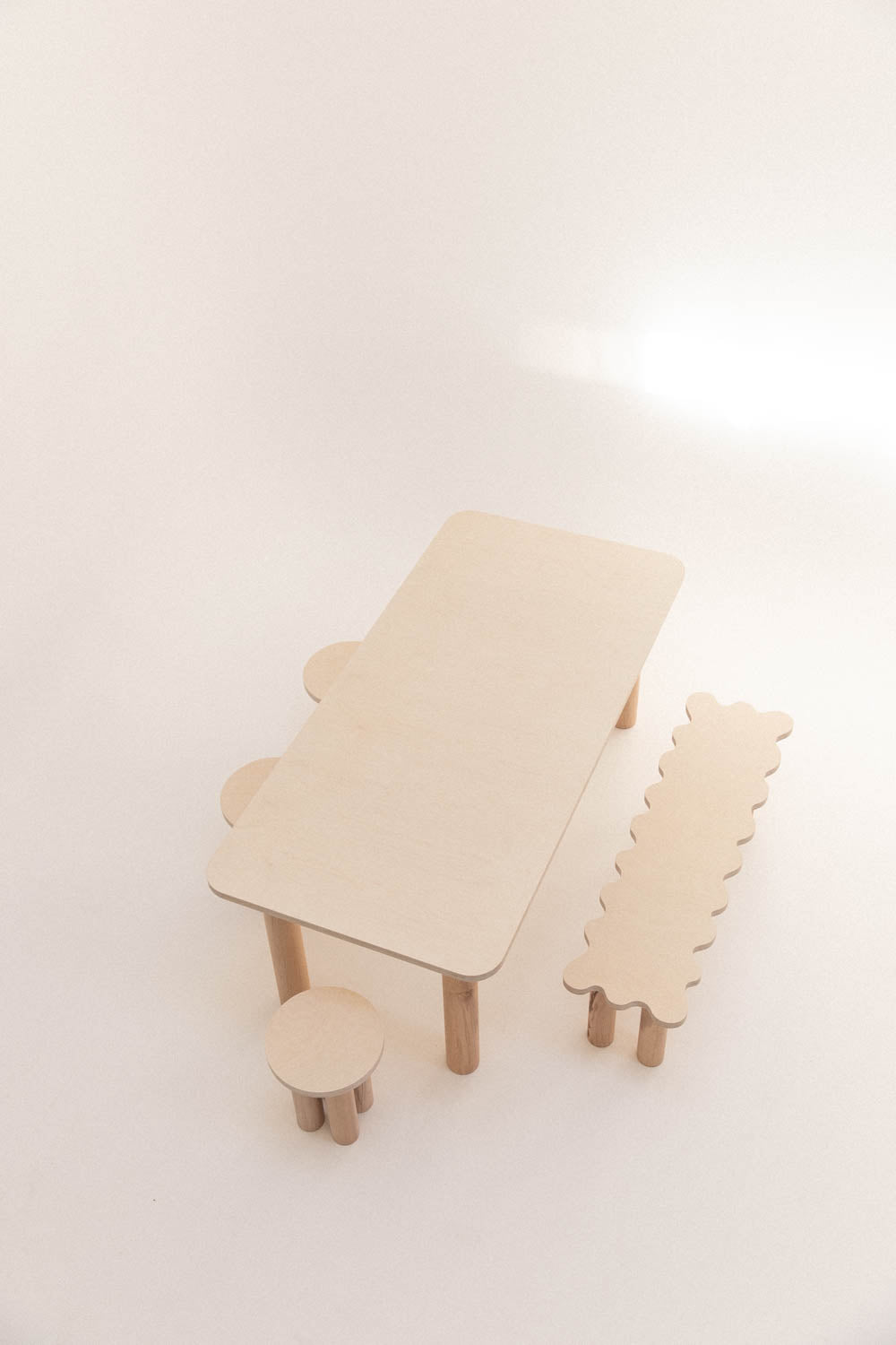 Table à manger SEQUOIA naturelle