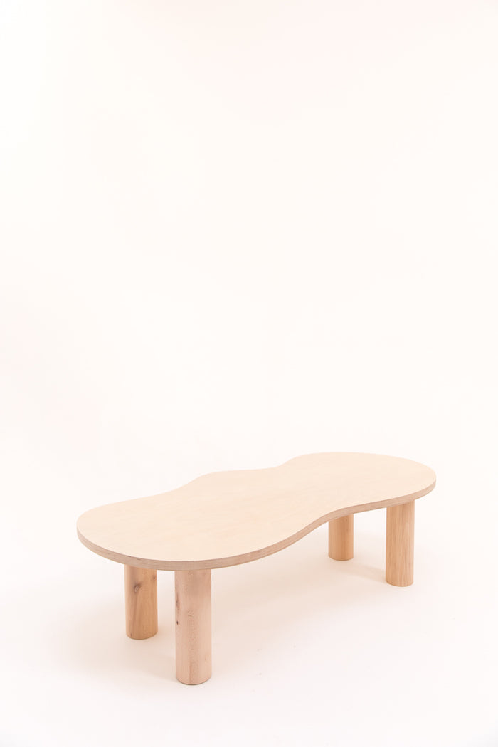 Grande table basse HARICOT naturelle