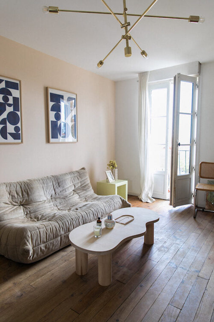 Table basse HARICOT naturelle