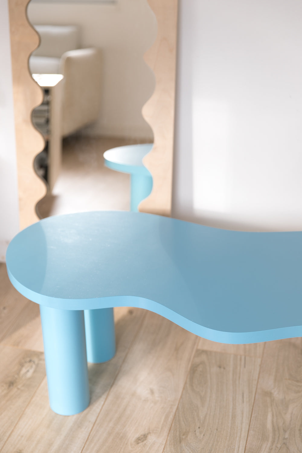 Table basse HARICOT colorée