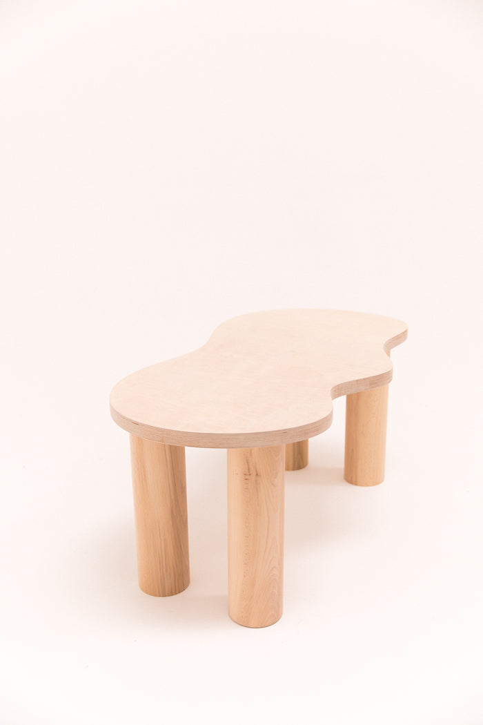 Petite table basse HARICOT naturelle