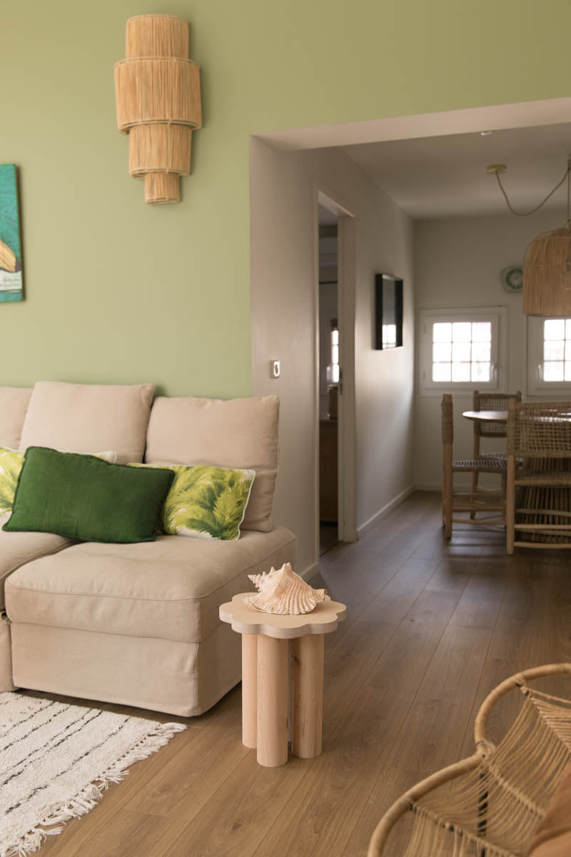 Table d'appoint FLEUR naturelle